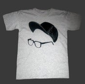 Image of Aeroplane Charcoal 'Cap' T-Shirt With Neck Detail