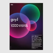 Image of Guy J - 1000 Words 60cm x 40cm Full Colour Poster Exclusively Signed