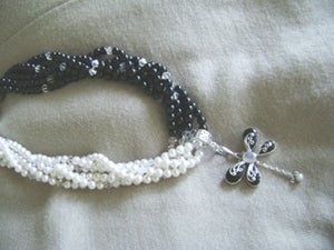 Image of Black and White Dragonfly Diva