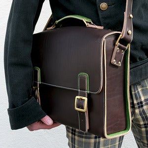 Image of Leather Laptop Bag