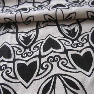 Image of Elka - Black on hemp/organic cotton