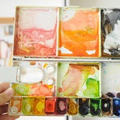 Image of WATERCOLOUR PAINTING WITH DAWN TAN