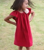 Image of Cord Dress with corsage