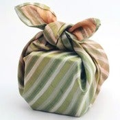 Image of Autumn Stripe Reusable Gift Wrap