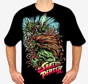 Image of Street Fighter Blanka vs Yoda T-Shirt