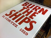 Image of Burn the Ships Poster