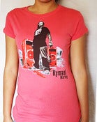 Image of Kymani Speaker Tee Womens Crew Pink