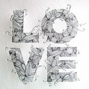 Image of Love Print White