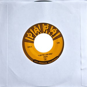 Image of Papa - I Am The Lion King b/w Halloween To Me 7"
