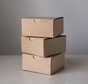 Image of Kraft Gift Box 4x4x2 