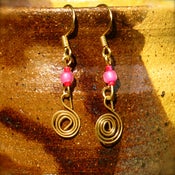Image of Tiny Metal Worked Earrings