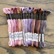 Image of Cosmo Embroidery Floss Palette : Royal Earth