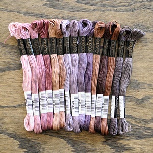 Image of Cosmo Embroidery Floss Palette : Royal Earth