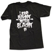 Image of GreenIssue Less Sayin' More Slayin' Tee Black