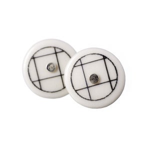 Image of Scherning Earpins Grid II