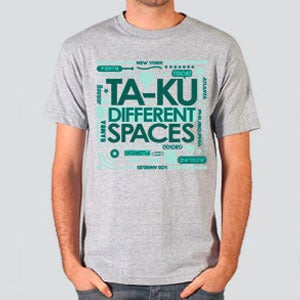 Image of Ta-ku - Different Spaces T-shirt (Mens)