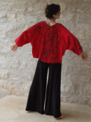 Image of Tencel Dolman Top - Handpainted