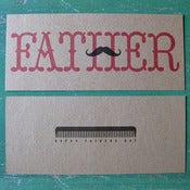 Image of Father's Day Stache Card