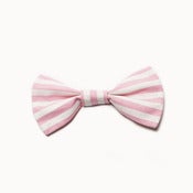 Image of Mini Pink Striped Bow