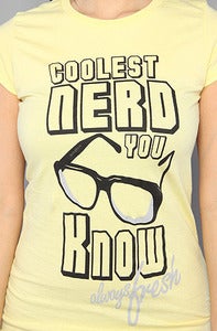 Image of Ladies Coolest Nerd (banana)