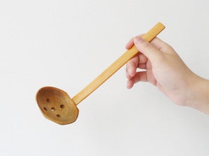 Image of Slotted Bamboo Spoon