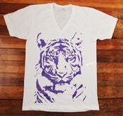 Image of Purple Tiger V Neck