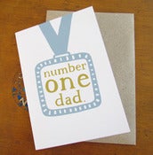 Image of 'Number One Dad' card