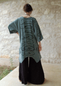 Image of Tencel Tunic Dress - Handpainted
