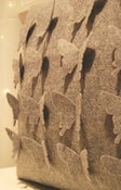 Image of Butterfly Cushion - Grey Felt - NEW!!!