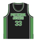 Image of Personalised PJ Black Basketball Singlet (mens & womens)