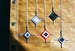 Image of Hand-Woven God's Eye Pendant-Striped