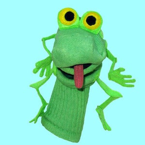 Image of Fenton™ Couture Frog Sock Puppet 