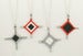 Image of Hand-Woven God's Eye Pendant-Striped