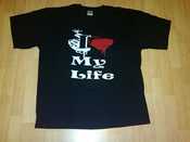 Image of CLASSIC Black "I Love My Life" T-Shirt FREE SHIPPING!!!