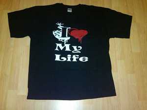 Image of CLASSIC Black "I Love My Life" T-Shirt FREE SHIPPING!!!