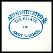 Image of Warhol Estate Stamp