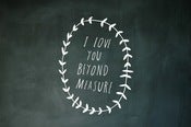 Image of spring garland & beyond measure tiding - printed