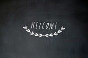 Image of spring laurel & welcome tiding