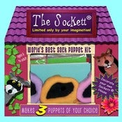 Image of The Sockett Kit. World's BEST Sock Puppet Kit
