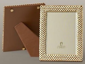Image of L'Objet Gold Braided Frame
