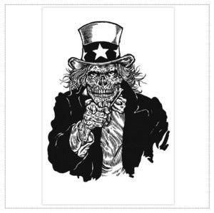 Image of 'UNKLE SAM B&W'<br>by BEN BROWN