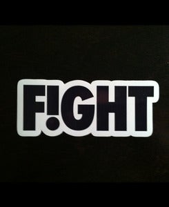 Image of F!GHT Diecut Sticker