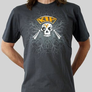 Image of Hotwire Style Logo with Electric Skull