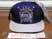 Image of VINTAGE SACRAMENTO KINGS LOGO SCRIPT SPORTS SPECIALTIES CAP HAT