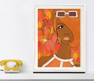 Image of ORANGE , LIMITED EDITION ART PRINT  - NEW-