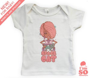 Image of MODETTE AND SPACECAT - T-SHIRT FOR BABY- NEW-