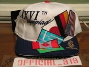 Image of VINTAGE 1996 ATLANTA OLYMPIC GAMES STARTER SNAPBACK CAP HAT