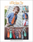 Image of LITTLE GUY TIE - pdf sewing pattern