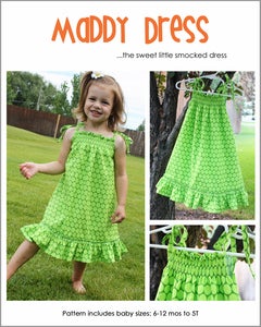 Image of The Maddy Dress PDF Sewing Pattern