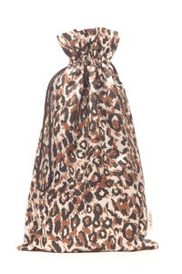 Image of White Leopard Shoe Bag